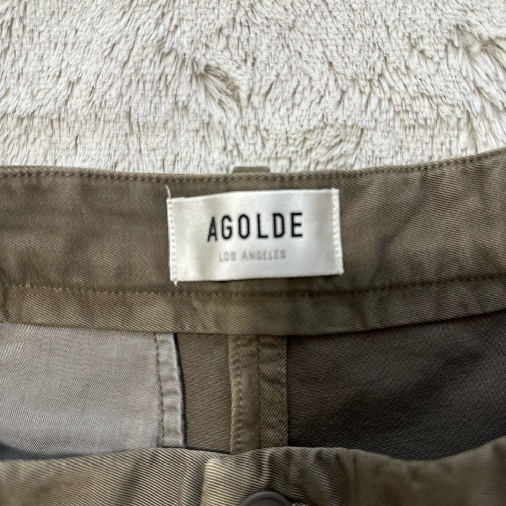 Agolde Taupe Casual Shorts - Picture 4 of 4